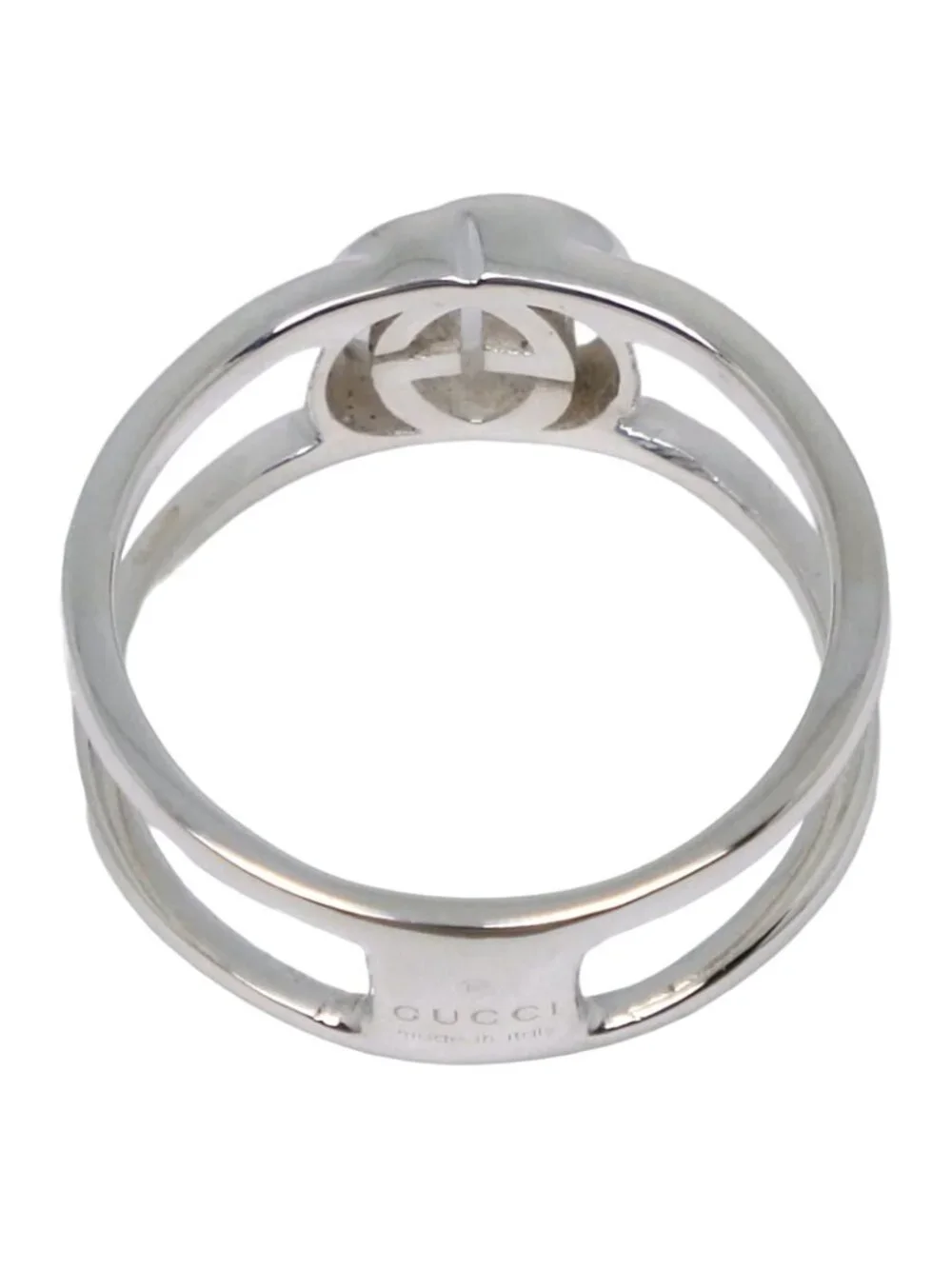 Gucci Interlocking G 925 Sterling Silver Ring